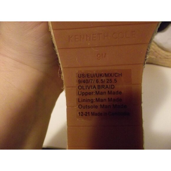 NWOT&B Women's Kenneth Cole Olivia Braided Strap Espadrille (13) - Picture 4 of 4
